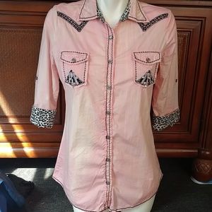 Roar button down shirt